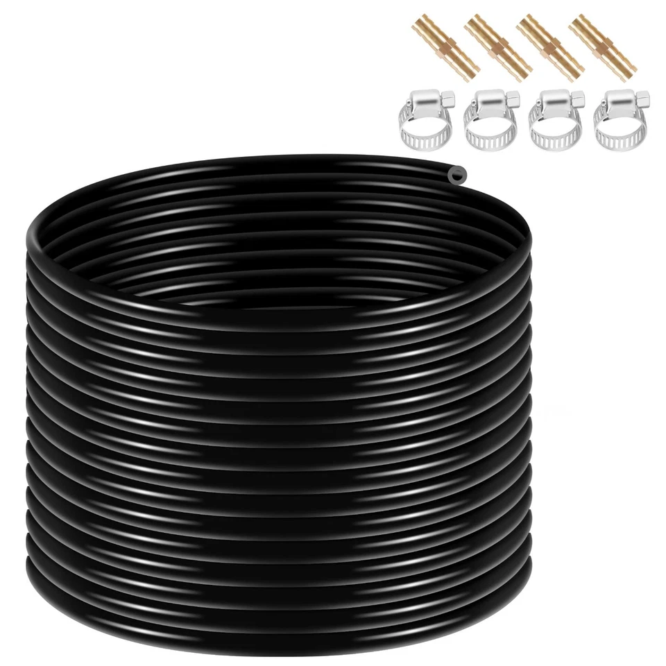 Línea de aireación de manguera de aire ponderada, kit de aireador de estanque auto hundible de 100/328/656 pies Foto 1 de 1