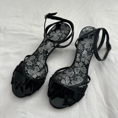 Y2K Charlotte Russe Negro Arco Gatito Tacones  Foto 1 de 4