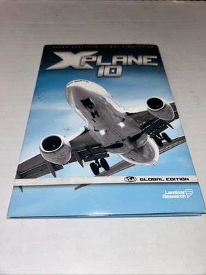 X PLANE 10 Edición Global Pc Juego 8 Discos Ultra Realista Simulación de Vuelo Foto 1 de 4