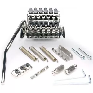 Floyd Rose FRTS4000R2 Sistema ponte tremolo serie speciale con dado R2, nichel - Foto 1 di 4