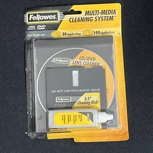 Fellowes Multi-Media Cleaning System 3.5" Disk CD DVD Drive 99751 - New, Sealed - Picture 1 of 4