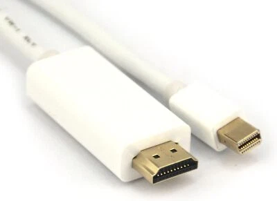 VCOM CG681-6.6FEET-WHITE - Mini DisplayPort (M) to DisplayPort (M) - 6.6 ft - Image 1 of 2