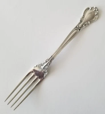 Tenedor de plata esterlina Chantilly de Gorham tenedor de cena de 7 pulgadas Foto 1 de 4
