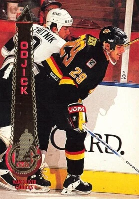 1994 Pinnacle #177 Gino Odjick Vancouver Canucks - Image 1 of 2