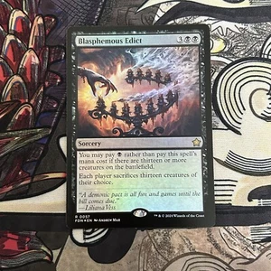 Blasphemous Edict Foil MTG Single, Foundations, 0057 R, selten - Bild 1 von 6