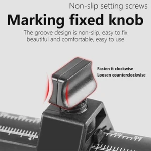 Scribing Ruler Adjustable Locking Precise Woodworking Measuring Gauges - Picture 1 of 8