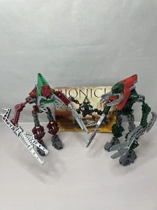 LEGO Bionicle Vahki Series lot of 2 Nuurakh (8614) and Vorzakh (8616) - Picture 1 of 13