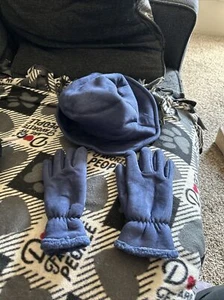 Girls Hat And Glove Set Used 7-16 - Picture 1 of 1
