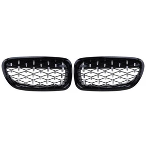 For BMW 5-Series F10 F11 F18 528i 535i 2010-2016 Black Front Kidney Grille Gril - Picture 1 of 8