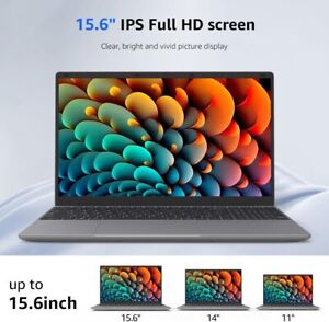 15.6'' Laptop, Windows 11 Laptop Computer, 12GB DDR4 RAM 512GB SSD, Intel Celero