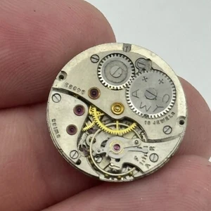 19.7mm Cyma Ref 424k Sub Seconds Manual Wind Watch Movement Swiss Vintage PARTS - Picture 1 of 16