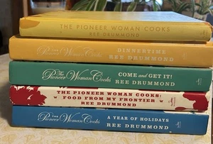 Lot de 5 livres de cuisine femme pionnière par Ree Drummond HB - Photo 1/9