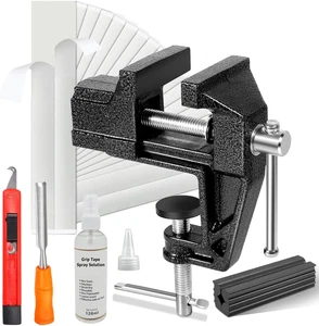 Golf Grip Kit for Regripping Golf Clubs - Include Portable Table Vise Rubber Cla - Picture 1 of 7