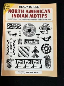 Ready-To-Use North America Indian Motifs, 1996 Dover Clip-Art Series - Picture 1 of 5