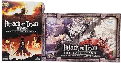 Attack on Titan Board Game Bundle The Last Stand + Deck Building Game Anime - Image 1 of 4