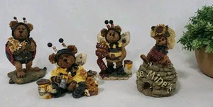 4 Boyds Bear And Friends Sammlung Lot Bienenliebhaber Resin Figuren - Bild 1 von 24