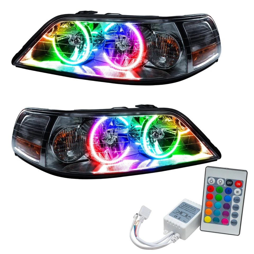 Faros Oracle ColorSHIFT 05-11 Lincoln Town Car no HID Plug-n-Play preconstruidos Foto 1 de 2