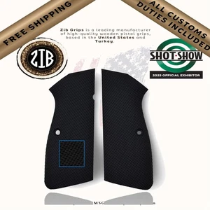 Zib Grips Impugnature per pistola serie polimerica per Browning HPSPORT - Foto 1 di 8