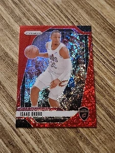 Isaac Okoro 2024-25 Panini Prizm Red Sparkle RC SSP Cavaliers - Imagen 1 de 2