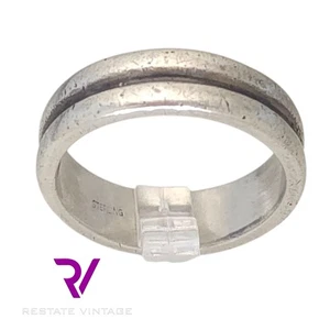 Mignon Faget Sterling Silver Double Band Colonnade Collection Ring Size 9 - Picture 1 of 9