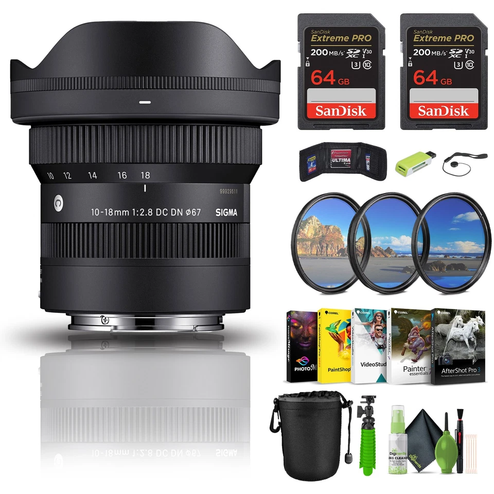 Sigma 10-18mm f/2.8 DC DN Contemporary Lens for Sony E 207965