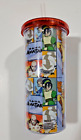 Avatar: The Last Airbender 20 oz Water Bottle -with plastic straw. -new