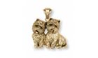 Cairn Terrier Pendant Jewelry 14k Gold Handmade Dog Pendant CNWT6-PG
