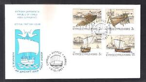 CYPRUS 1987 Voyage of Kyrenia II - Replica of Ancient Ship SALES AGAIN  FDC 