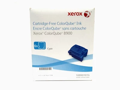 Genuine Xerox ColorQube 8900 Solid Ink Cyan 108R01014 - Image 1 of 4