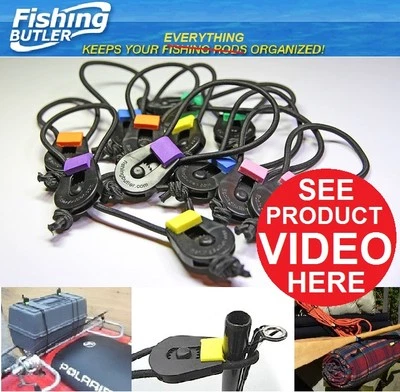 Fishing Butler - Tie Down, Bungee, Strap - All 3 Sizes - Choose your Quantity - Image 1 of 4