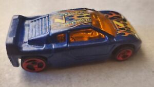 1990 Hot Wheels Track Aces Zender Blue with red rims Thailand