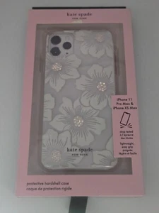 Kate Spade Hard Shell Case for iPhone 11 PRO MAX / XS MAX 6.5" - Floral Clear--B - Photo 1 sur 3