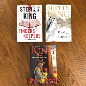 Lot 3 Stephen King Hardcover The Dark Tower VII - Finders Keepers - Bag of Bones - Bild 1 von 2