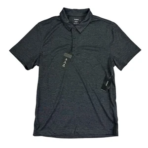 Alfani Mens Classic Fit Ethan Performance Short Sleeve Polo Shirt Dark Gray S - Picture 1 of 4
