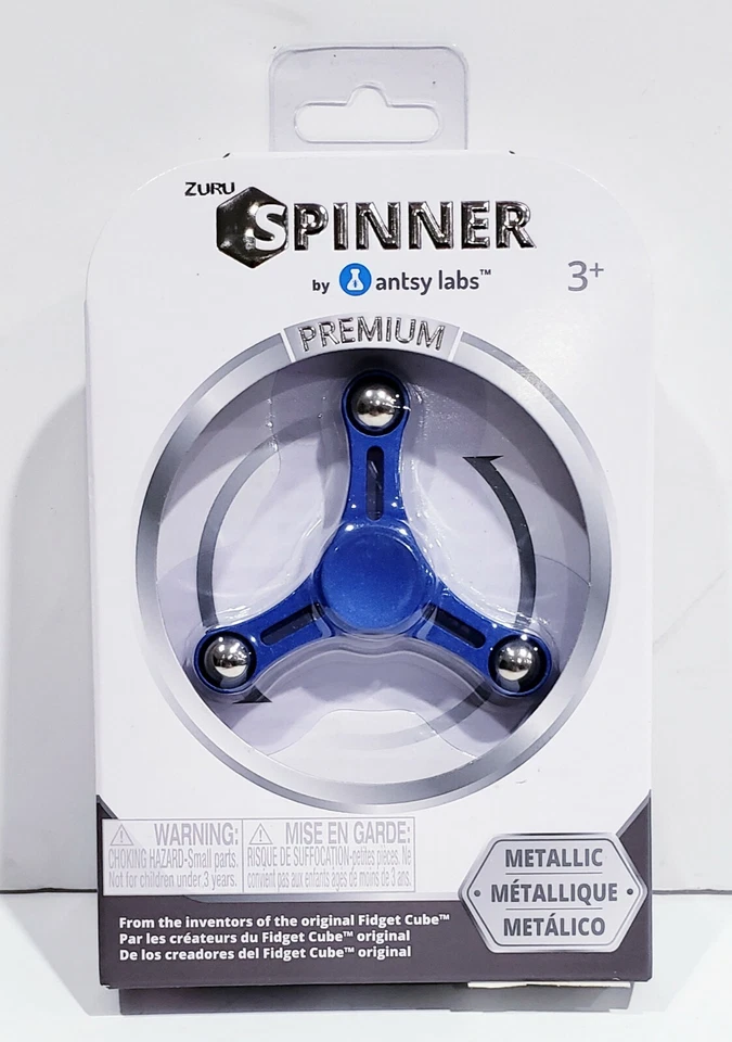 Fidget Spinner 金属系列原装旋转器 Antsy Labs 旋转长达 3 分钟!! — 第 1/4 张图片