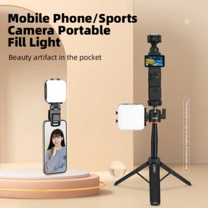 RGB Aparat do telefonu komórkowego Światło wypełniające Vlog Selfie Stick do DJI Pocket / Insta 360 - Zdjęcie 1 z 22