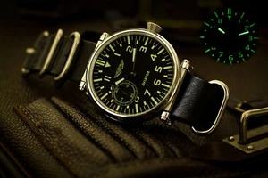 Molniya Regulator Mechanical Wriswatches Vintage Mens Russian Soviet Aviator - Picture 1 of 7