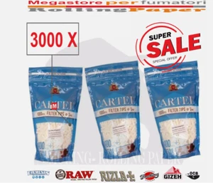 FILTRI Cartel Rozmiar Slim 6mm Bustine Da 3000 Filtrini - Zdjęcie 1 z 1