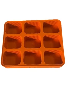 Nespresso Barista Eisschale Federico Peri Orange Eiswürfel Silikon 4,6”x6” - Bild 1 von 6