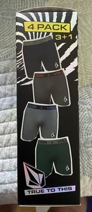 Calzoncillos boxer Volcom, pequeños, paquete de 4 - Imagen 1 de 5