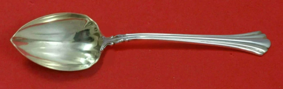 Cuchara de pomelo de plata esterlina Reed & Barton siglo XVIII estriada personalizada Foto 1 de 1