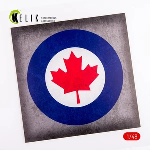 Maple Leaf Roundel Base 1:72 1:48 KeliK KS48033 Aircraft - Picture 1 of 4