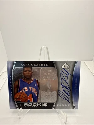 Auténtico SP 2005-06 - Rookie Authentics Nate Robinson #115/1299 (AU, RC) Foto 1 de 4