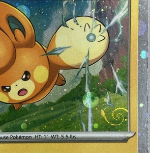 Pokémon TCG Pawmi SVP040 Promo Cosmo Holo HD Galaxy Swirl Mew Tail NM - Picture 1 of 3