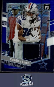 2023 Donruss Optic #DT-CDL CeeDee Lamb Donruss fili blu iper - Foto 1 di 2