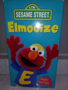 Elmocize VHS 1996 Elmo Kids Video Sesame Street Exercise Workout RARE - Picture 1 of 3