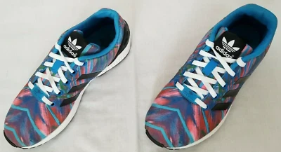 Womens Size 4 Multicolor Adidas ZX Flux Torsion Athletic Shoes B27454 pre-owned - Image 1 of 4