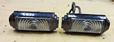 NOS 1942 1946 年福特公园灯组件原装一对 — 第 1/4 张图片