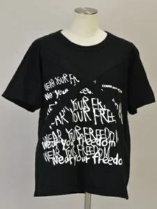 COMME des GARCONS Camiseta/Cortar y Coser USAR Your Freedom XL Talla Negra - Imagen 1 de 10