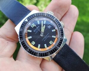 1970s Sicura  men winding Diver  watch - works - 40mm